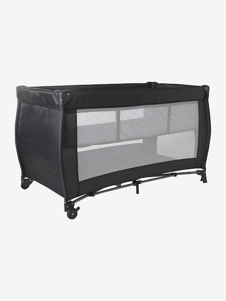 Opvouwbaar babybed 2 hoogtes van ligging antraciet+marineblauw - vertbaudet enfant 