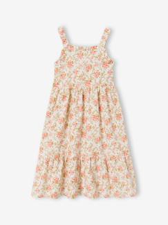 -Midi-jurk met bloemenprint