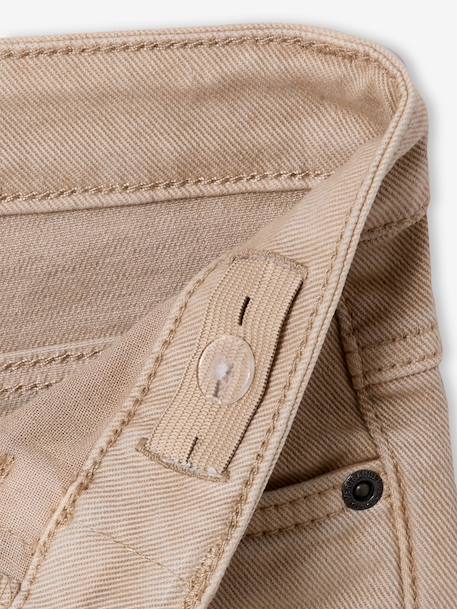 Gekleurde slim fit MorphologiK MEDIUM jongens beige+klei+nachtblauw+petrolblauw+roest+terracottategel+zwart - vertbaudet enfant 