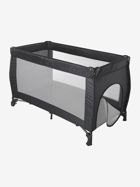 Opvouwbaar babybed 2 hoogtes van ligging antraciet+marineblauw - vertbaudet enfant 