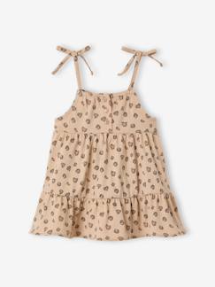 Baby-Rok, jurk-Jurk baby meisjes bretels biologisch katoen