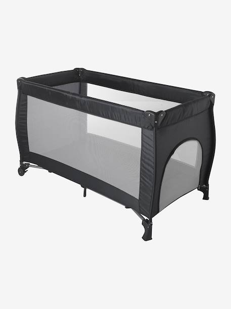 Opvouwbaar babybed 2 hoogtes van ligging antraciet+marineblauw - vertbaudet enfant 