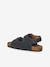 Leren sandalen voor jongens met gespen blauw - vertbaudet enfant 