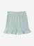Set short hemdje van katoengaas rouge+saliegroen - vertbaudet enfant 