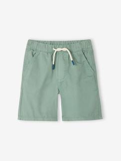 -Elastische bermuda voor jongens