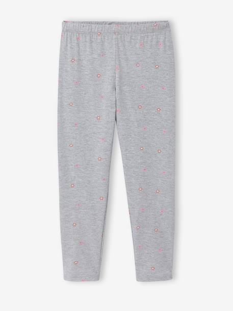 Set van 2 korte en lange pyjama's met konijntjes gemêleerd grijs - vertbaudet enfant 