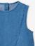 Set met korte broek en top van licht denim middenblauw - vertbaudet enfant 