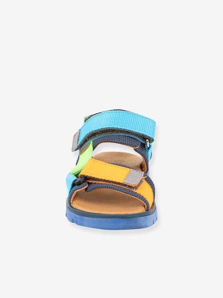 Sandalen met klittenband voor jongens KE FLASH FRODDO aqua+blauw+felblauw+fuchsia+marineblauw+meerkleurig+roze (poederkleur)+zwart - vertbaudet enfant 