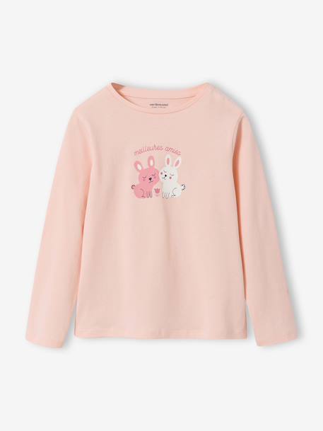 Set van 2 korte en lange pyjama's met konijntjes gemêleerd grijs - vertbaudet enfant 