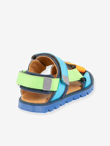 Sandalen met klittenband voor jongens KE FLASH FRODDO aqua+blauw+felblauw+fuchsia+marineblauw+meerkleurig+roze (poederkleur)+zwart - vertbaudet enfant 