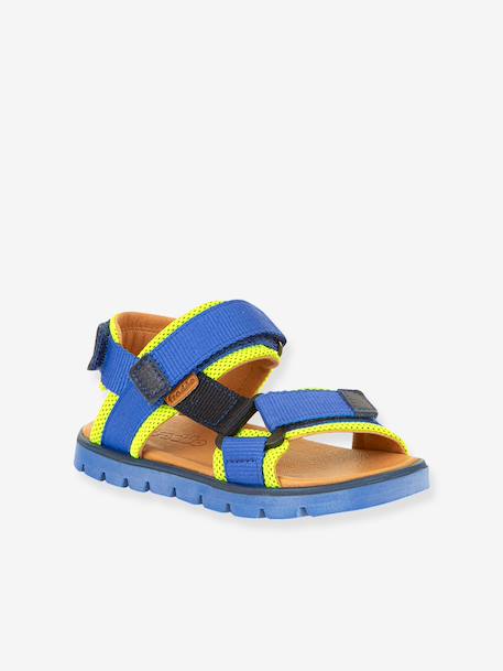 Sandalen met klittenband voor jongens KE FLASH FRODDO aqua+blauw+felblauw+fuchsia+marineblauw+meerkleurig+roze (poederkleur)+zwart - vertbaudet enfant 
