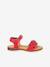Leren sandalen voor meisjes LORE FLOWERS FRODDO blauw+donkerblauw+goud+goudroze+lavendel+rood+rouge+terracottategel - vertbaudet enfant 