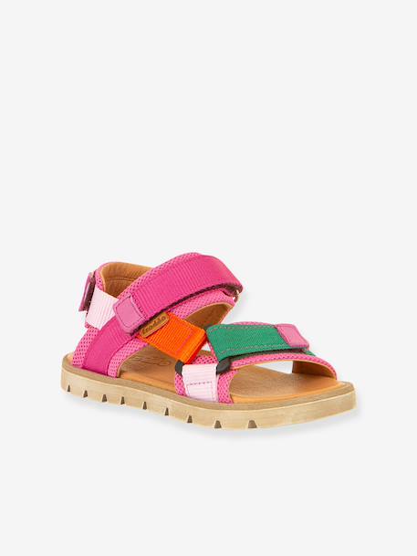 Sandalen met klittenband voor jongens KE FLASH FRODDO aqua+blauw+felblauw+fuchsia+marineblauw+meerkleurig+roze (poederkleur)+zwart - vertbaudet enfant 