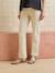 Rechtstreeks zwangerschapsbroek met naadloze band denimgrijs+ecru+ongewassen denim+stone - vertbaudet enfant 