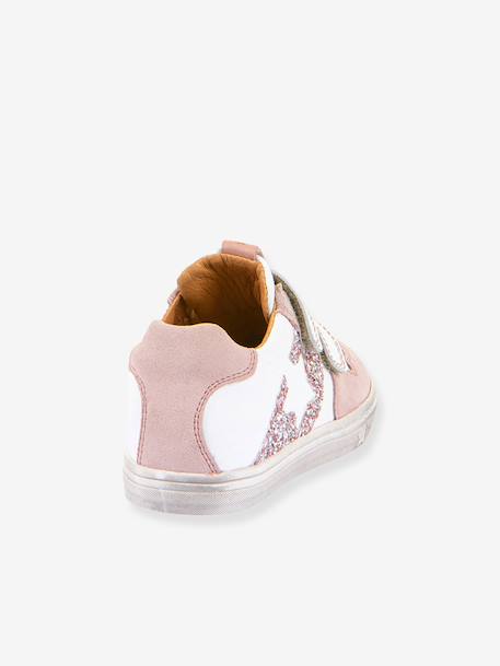 DOLVY baskets kind FRODDO beige+meerkleurig+roze (poederkleur) - vertbaudet enfant 