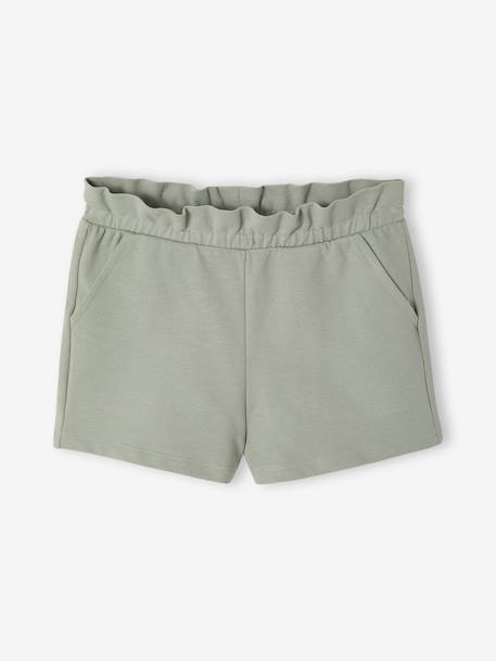 Set van 2 meisjesshorts blauwgroen+mandarijn+marineblauw - vertbaudet enfant 