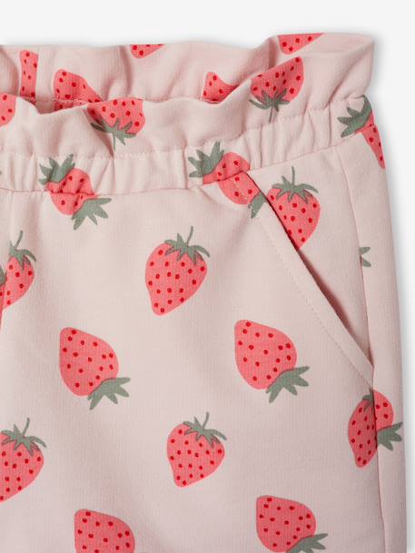 Set van 2 meisjesshorts blauwgroen+mandarijn+marineblauw - vertbaudet enfant 