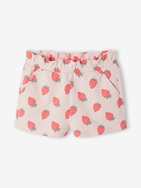 Set van 2 meisjesshorts blauwgroen+mandarijn+marineblauw - vertbaudet enfant 
