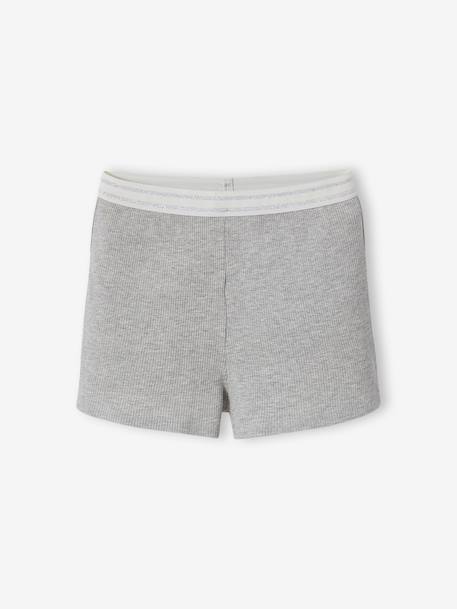 Set van 2 korte en lange pyjama's gemêleerd grijs - vertbaudet enfant 