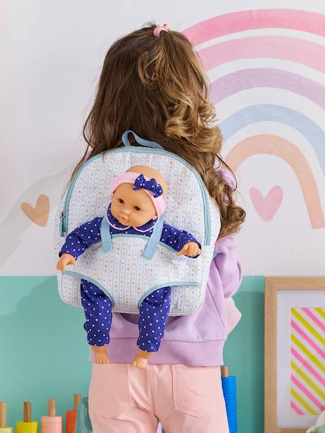 Rugzak voor poppen met sterren groen - vertbaudet enfant 