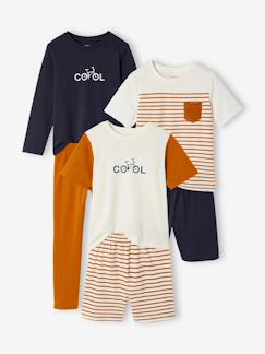 -Set van 3 pyjama's met fietsen, lange en korte mouwen