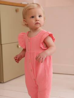 Baby-Salopette, jumpsuit-Babypakje voor meisjes van katoenen gaas