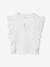 T-shirt met ruches en korte mouwen ecru - vertbaudet enfant 