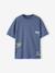 Set van 2 T-shirt met korte mouwen grijsblauw - vertbaudet enfant 