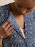 Blouse voor borstvoeding met ballonmouwen marineblauw - vertbaudet enfant 