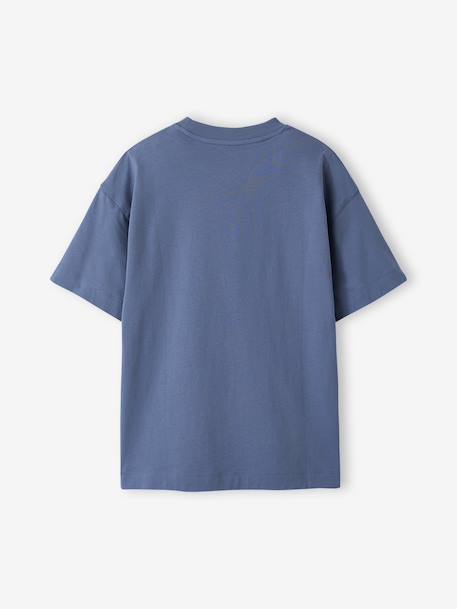 Set van 2 T-shirt met korte mouwen grijsblauw - vertbaudet enfant 