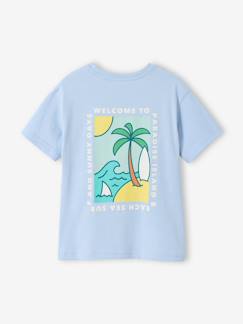 -Jongensshirt met motief op de voor- en achterkant