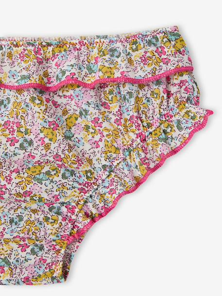 Slipjes for girls baby meisje biologisch katoen meerkleurig - vertbaudet enfant 