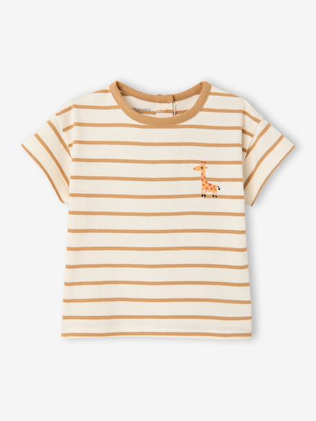 T-shirt met korte mouwen baby karamel - vertbaudet enfant 