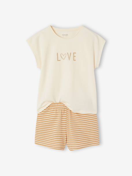 Set van 3 luipaardpyjama's ecru - vertbaudet enfant 