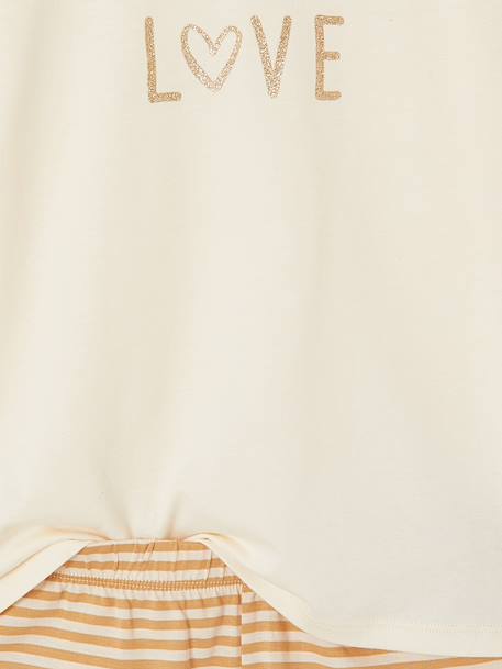 Set van 3 luipaardpyjama's ecru - vertbaudet enfant 