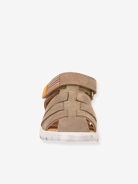 KEKO sandalen voor kinderen FRODDO beige+jeansblauw+karamel - vertbaudet enfant 