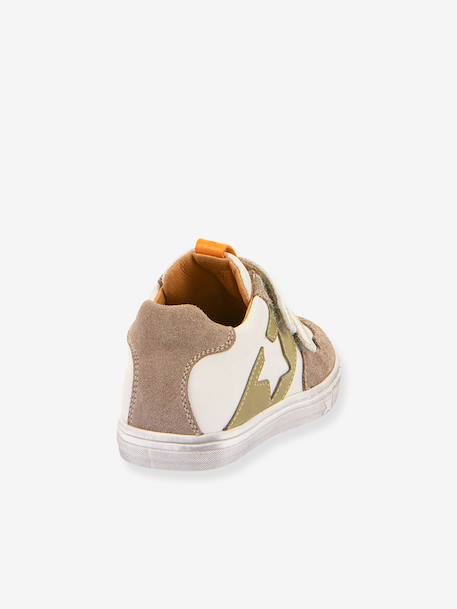 DOLVY baskets kind FRODDO beige+meerkleurig+roze (poederkleur) - vertbaudet enfant 