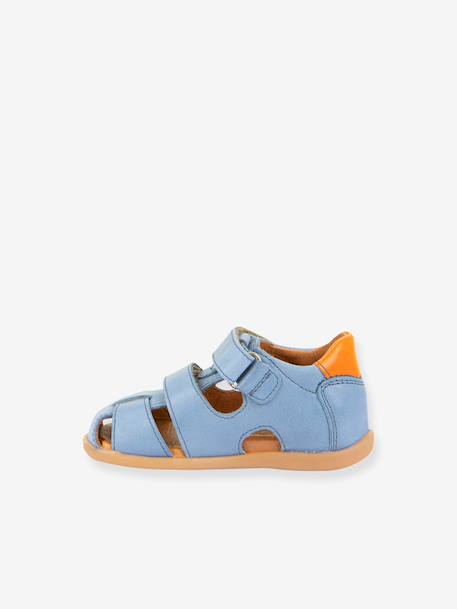 DANAE sandalen baby FRODDO hemelsblauw+roze (poederkleur) - vertbaudet enfant 