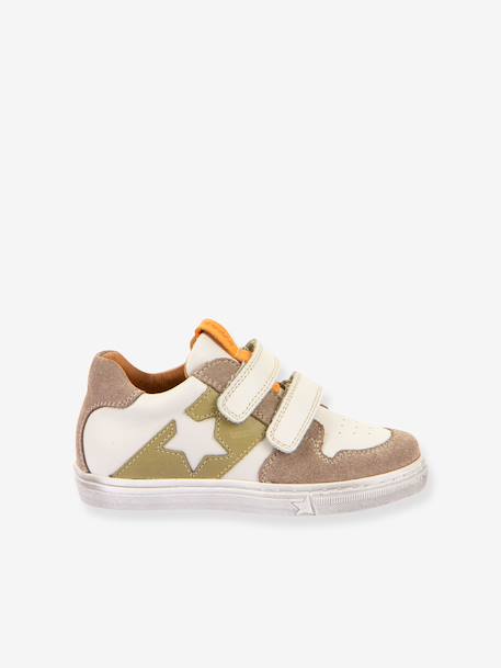 DOLVY baskets kind FRODDO beige+meerkleurig+roze (poederkleur) - vertbaudet enfant 