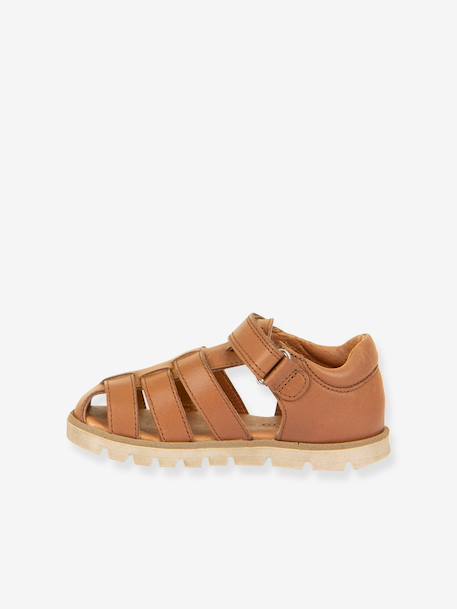 KEKO sandalen voor kinderen FRODDO beige+jeansblauw+karamel - vertbaudet enfant 