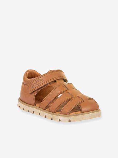 KEKO sandalen voor kinderen FRODDO beige+jeansblauw+karamel - vertbaudet enfant 