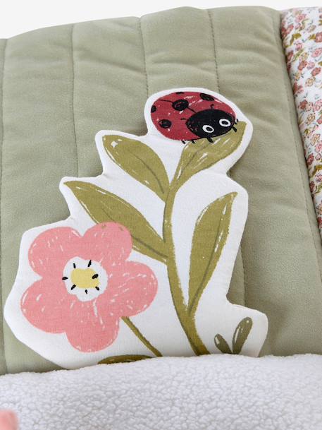 Zacht speelkleed CROQUE LA VIE beige+ecru+rood+sinaasappel+zwart - vertbaudet enfant 