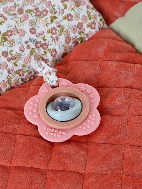 Zacht speelkleed CROQUE LA VIE beige+ecru+rood+sinaasappel+zwart - vertbaudet enfant 