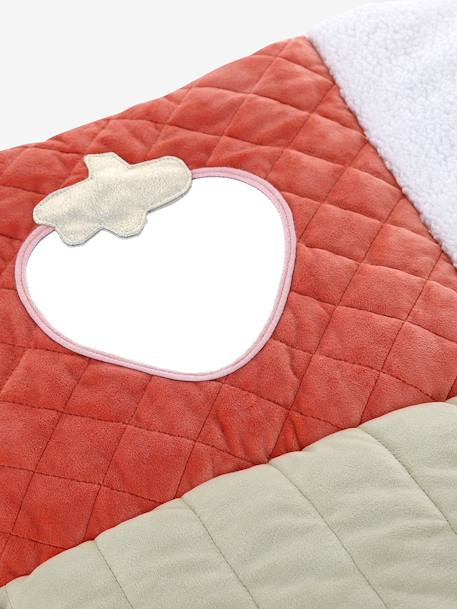 Zacht speelkleed CROQUE LA VIE beige+ecru+rood+sinaasappel+zwart - vertbaudet enfant 