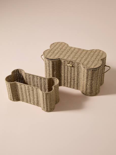 Set van 2 speelgoedkoffers touw in botvorm beige - vertbaudet enfant 