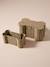 Set van 2 speelgoedkoffers touw in botvorm beige - vertbaudet enfant 