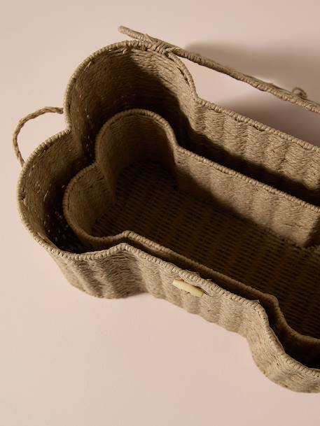 Set van 2 speelgoedkoffers touw in botvorm beige - vertbaudet enfant 