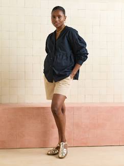 -Zwangerschaps short van twill