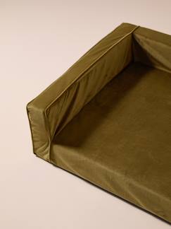 -Grote velours hondenbank