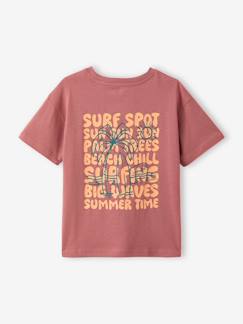 Jongens-T-shirt, poloshirt, souspull-Jongensshirt met motief op de voor- en achterkant